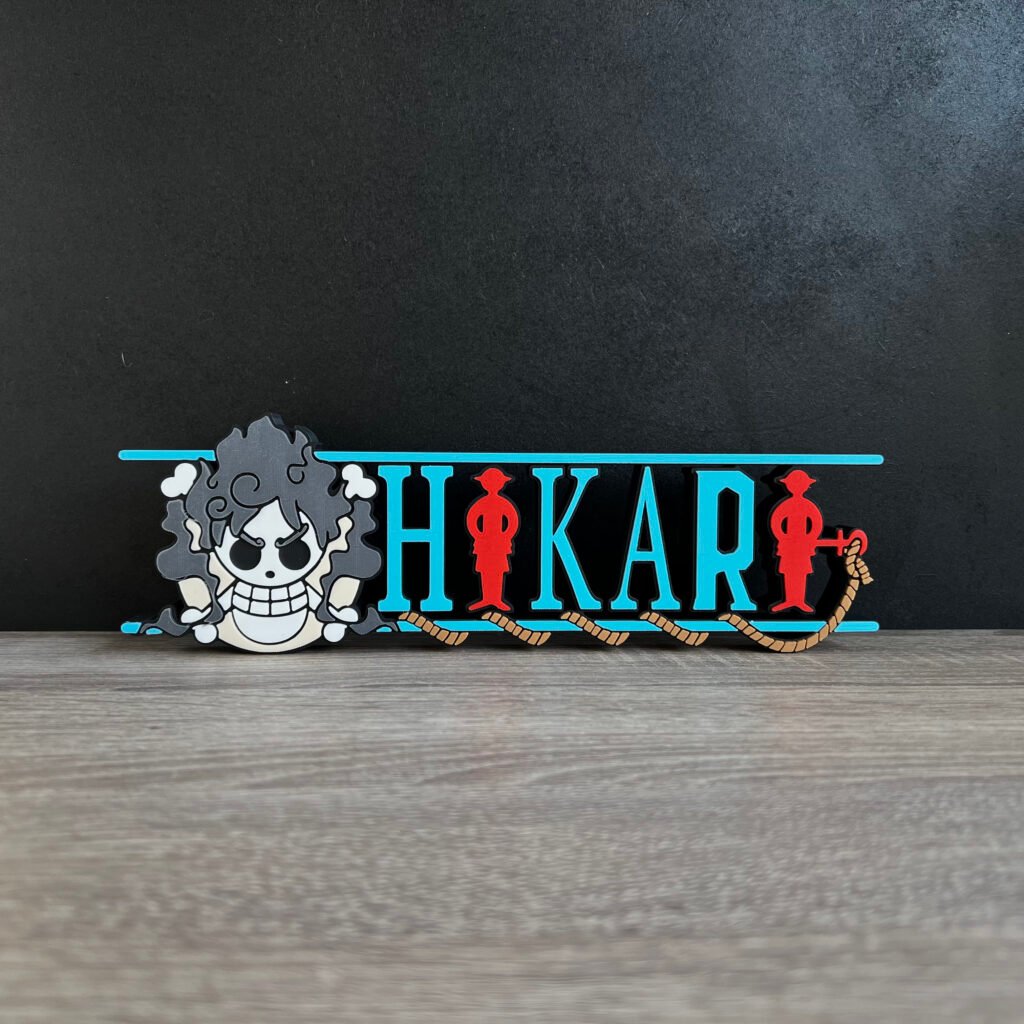 Letrero personalizado de ONE PIECE (Gear 5)