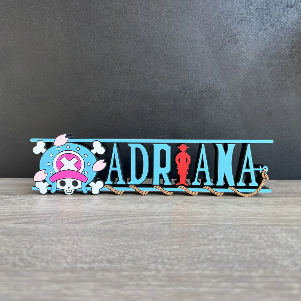 Letrero personalizado de ONE PIECE (Chopped)