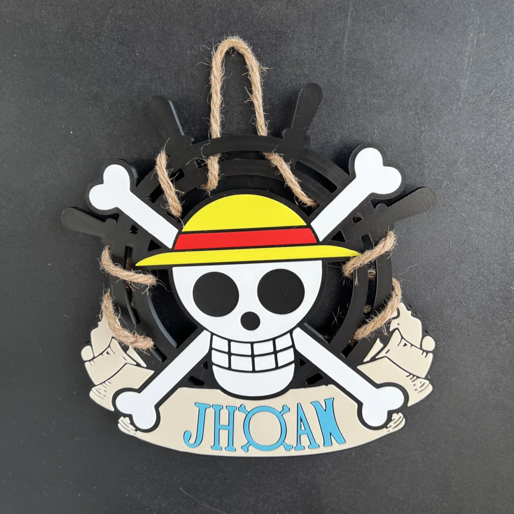 Letrero personalizado de ONE PIECE