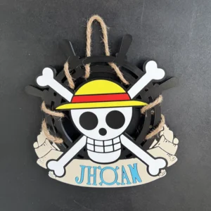 Letrero personalizado de ONE PIECE