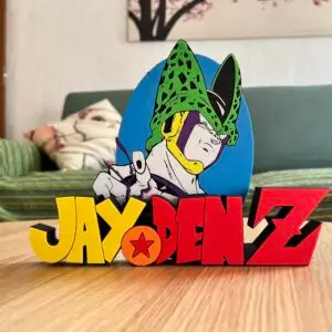 Letrero personalizado de Dragon Ball Z (Cell)