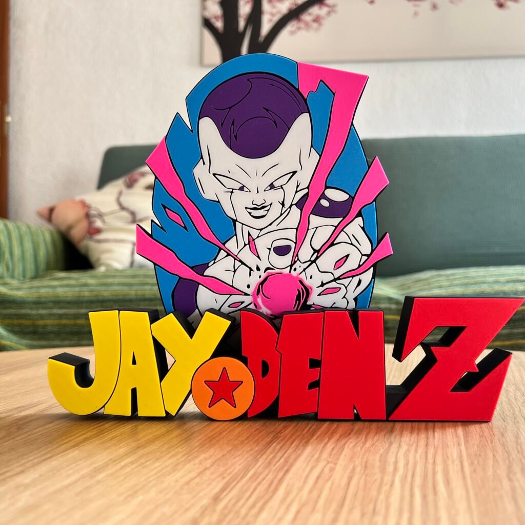 Letrero personalizado de Dragon Ball Z (Freezer)