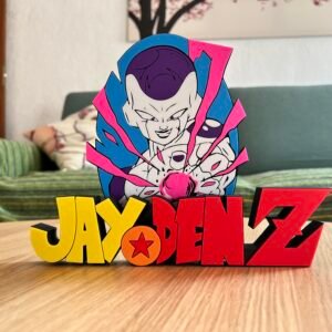 Letrero personalizado de Dragon Ball Z (Freezer)