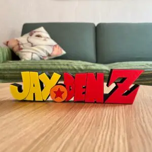 Letrero personalizado de Dragon Ball Z