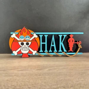 Letrero personalizado de ONE PIECE (ACE)