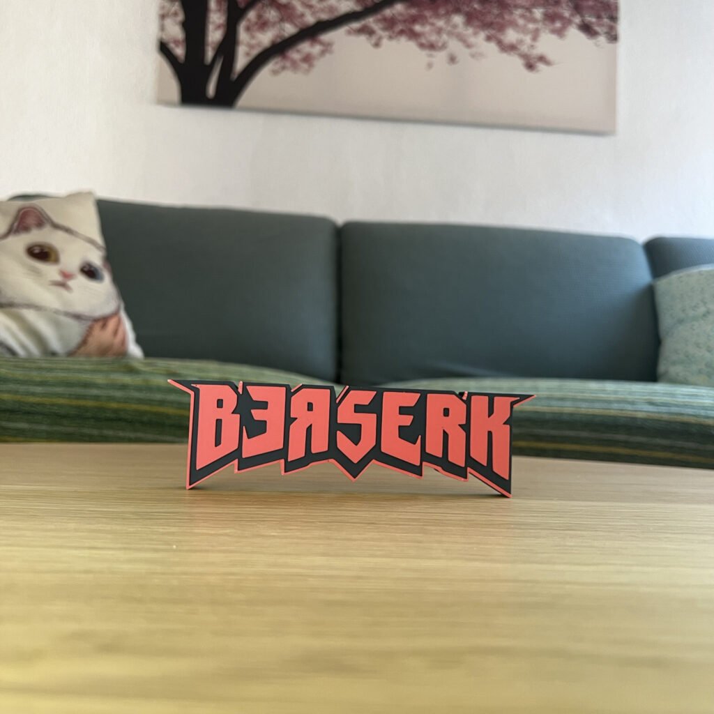 Letrero de B3RSERK