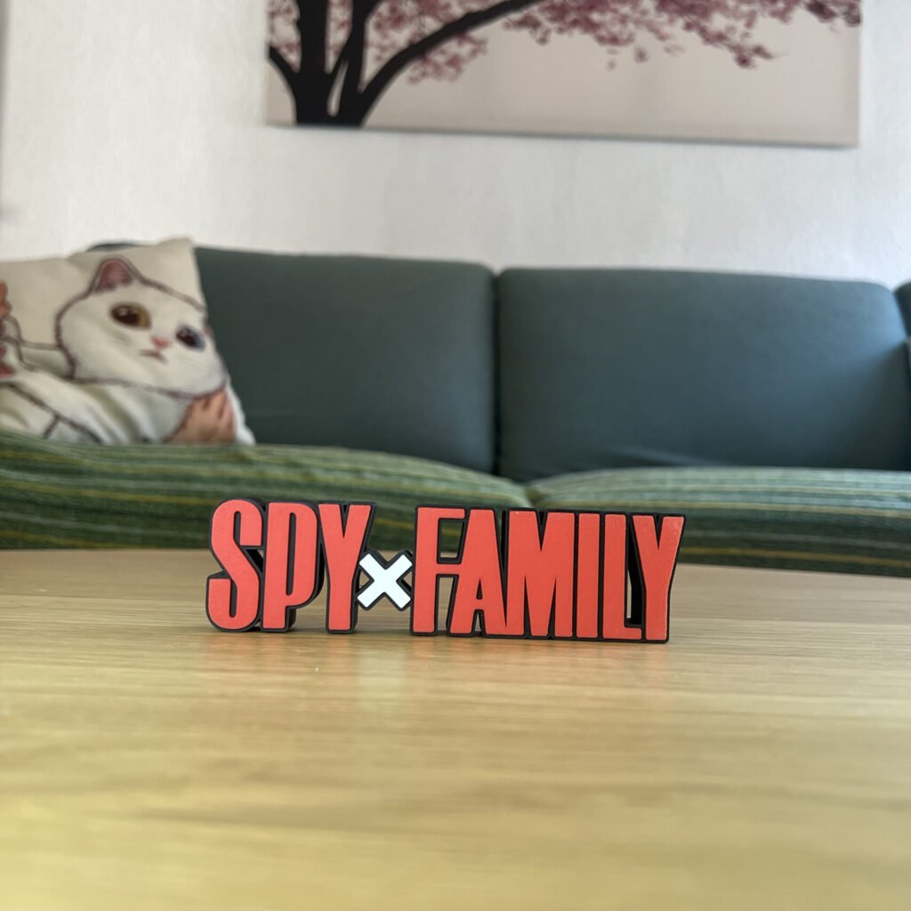 Letrero de Spy X Family