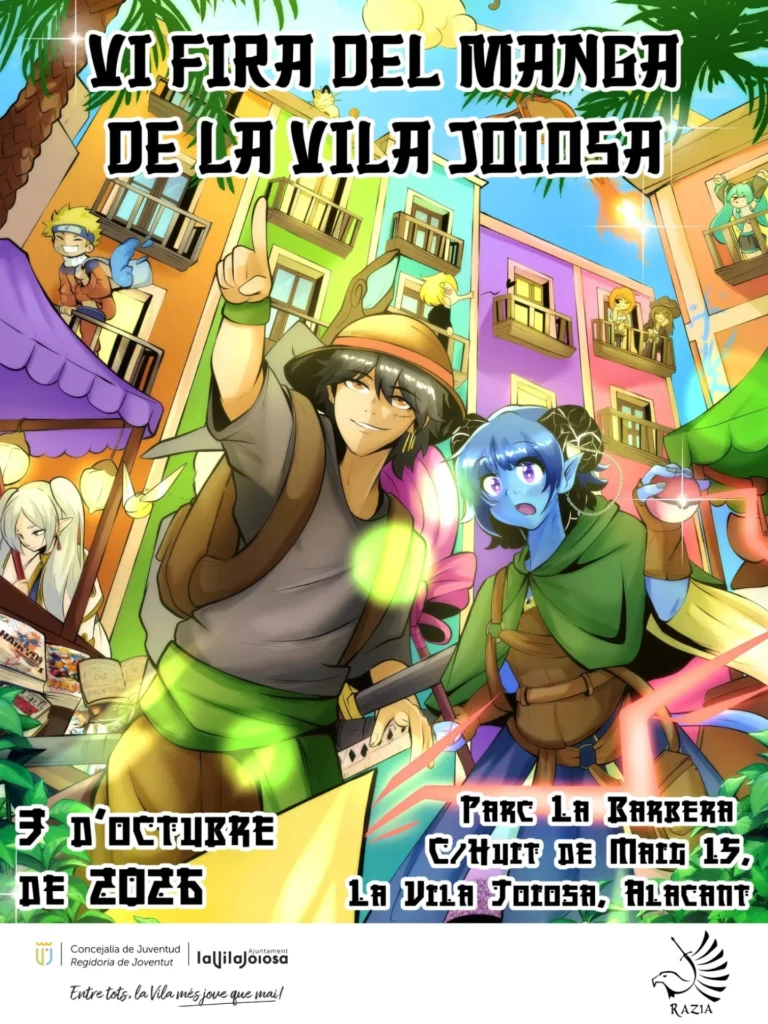 VI Feria del Manga en Villajoyosa 3 de octubre 2026