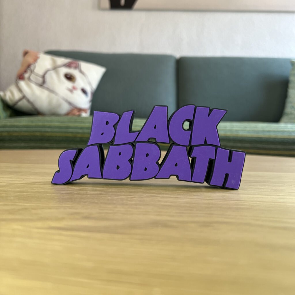 Letrero Black Sabbath