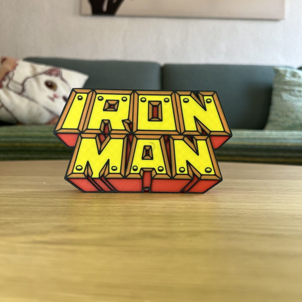 Letrero Iron Man