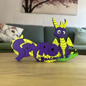 Letrero Spyro the dragon