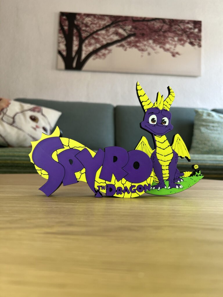 Letrero Spyro the dragon